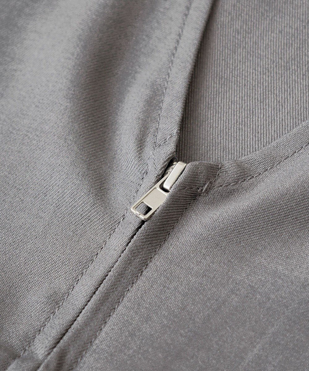 Green Parks 麻調ミディ丈ＺＩＰベスト 