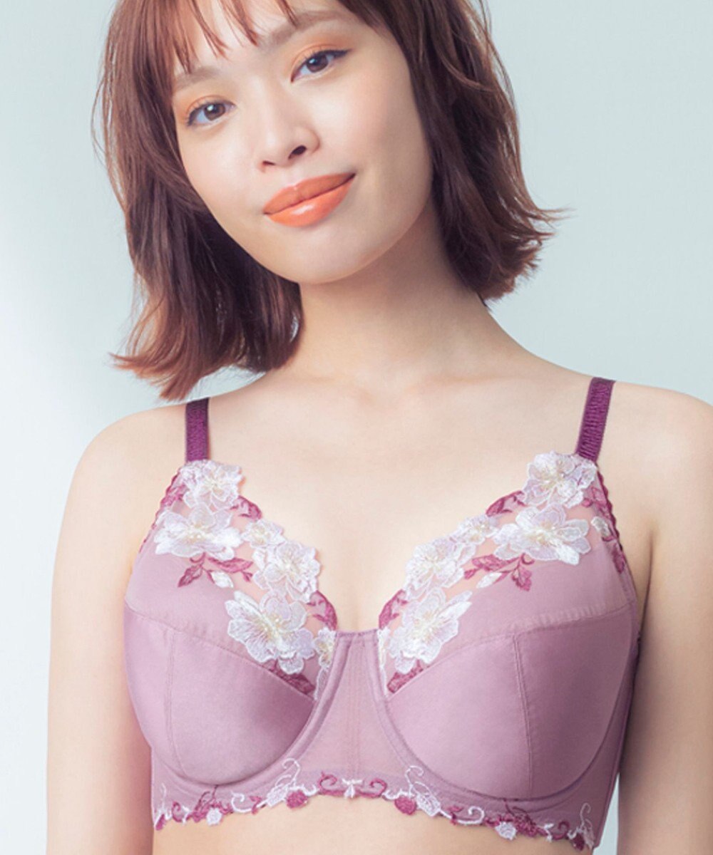 Wing ブラジャー Wing Lesiage 安定感のあるつけごこち 綿混素材(肌側) 【5010シリーズ】 フルカップブラ Hカップまで対応 大きいサイズ PB5010 ウイング／ワコール 