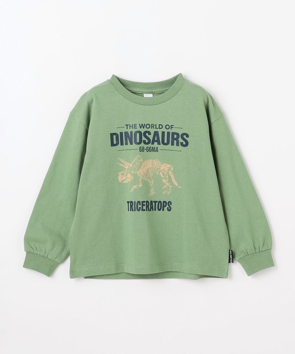 ANY KIDS 恐竜プリント 長袖Tシャツ 