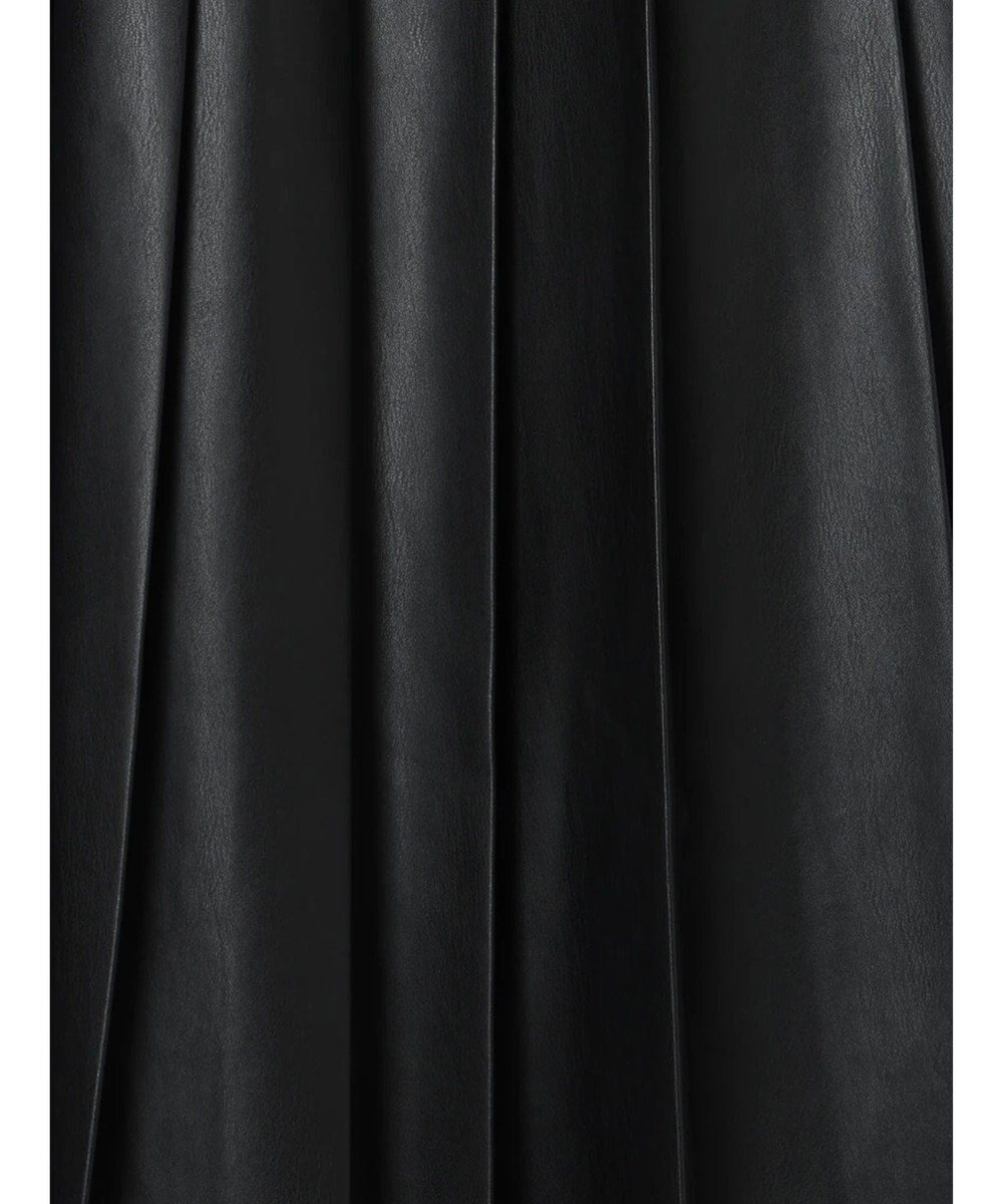 Te chichi 【泉 里香さん着用・Oggi.jp10/23掲載】レザータックプリーツスカート 