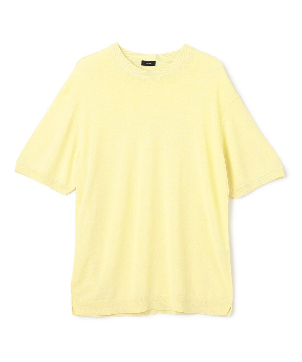 JOSEPH HOMME リネンナイロンプレーン　半袖クルーネックニット 