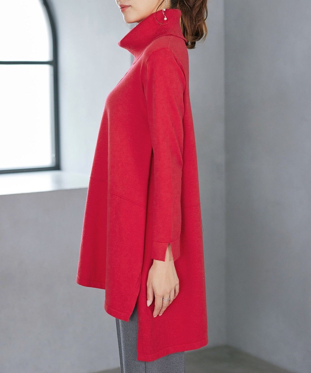 Tiaclasse まろやかタートルニットチュニック 