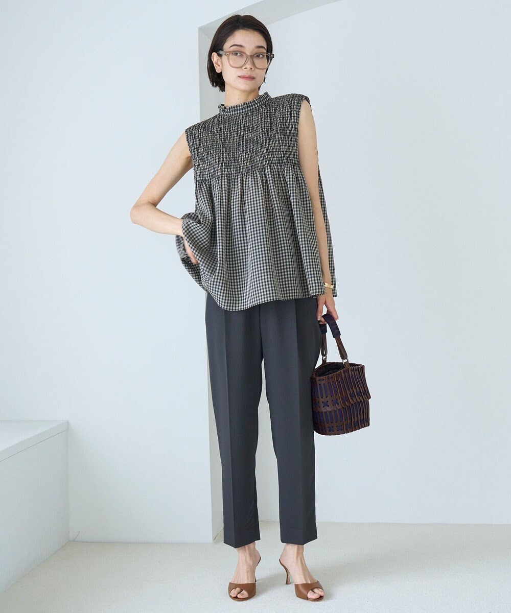 UNFILO サマーセットアップ テーパードパンツ 