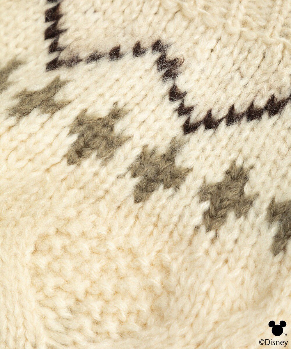 earth music&ecology 【予約】Disney/ミッキー刺繍ノルディックニットチュニック 