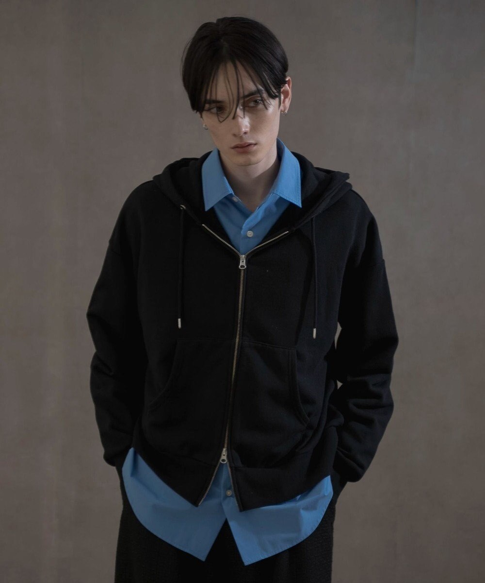 WEGO ショートダブルZIPパーカー 