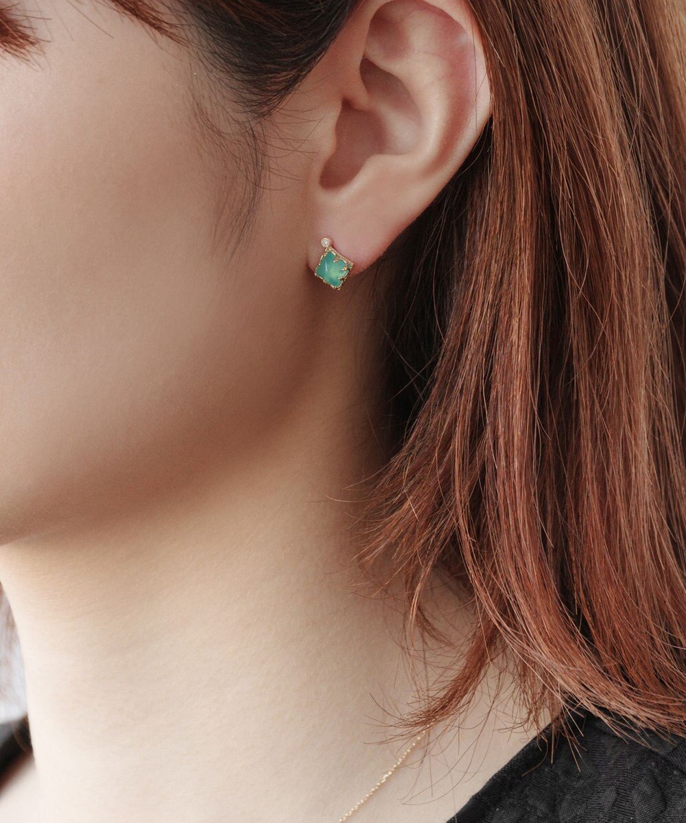 WEB限定＆数量限定】BLUE STAR K10 PIERCED EARRINGS K10 天然石