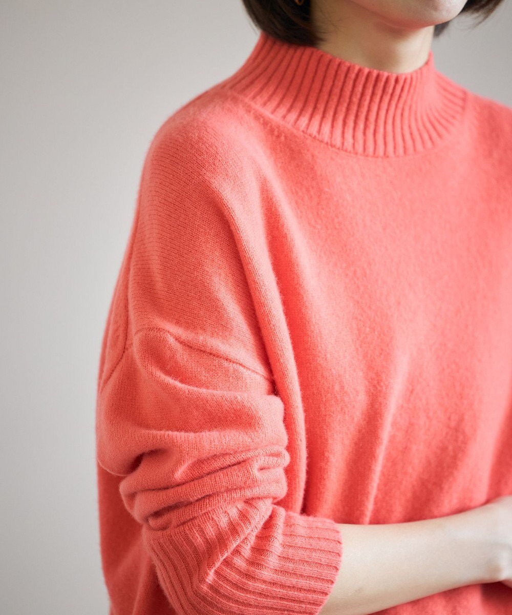 UNFILO ウールカシミヤ ハイネックニット 