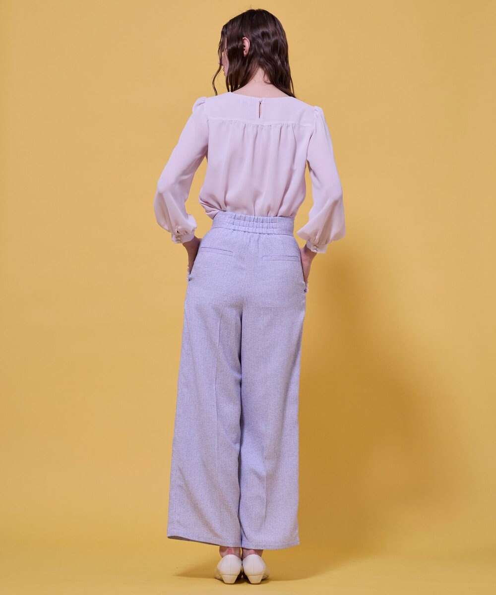 TOCCA 【八木アリサさん着用】【消臭】FROST MIST TWEED パンツ 