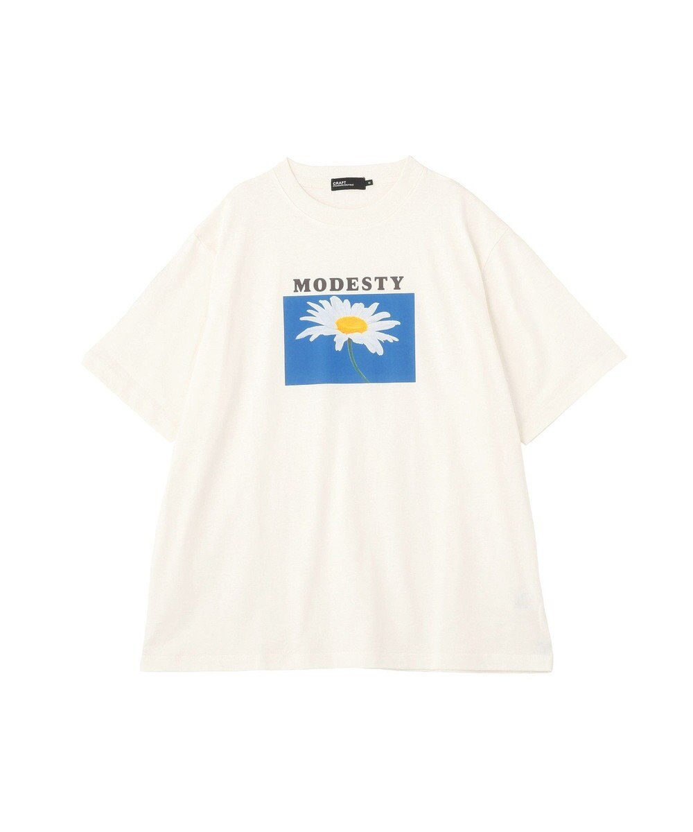 CRAFT STANDARD BOUTIQUE フラワープリントグラフィックＴシャツ 
