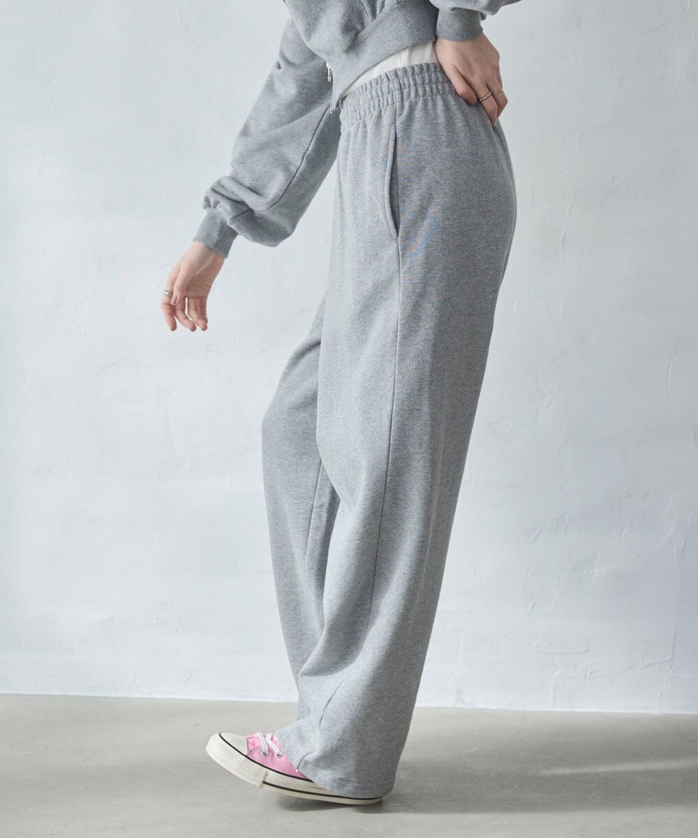 WEGO 【ウエストゴム/XSSMサイズ展開】スウェットワイドパンツ 