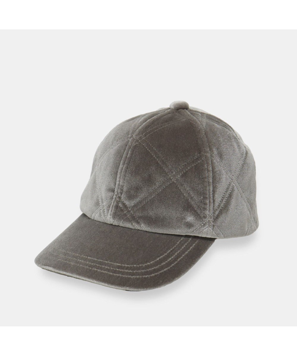 ATRENA 光電子糸ベロアキルティングキャップ 