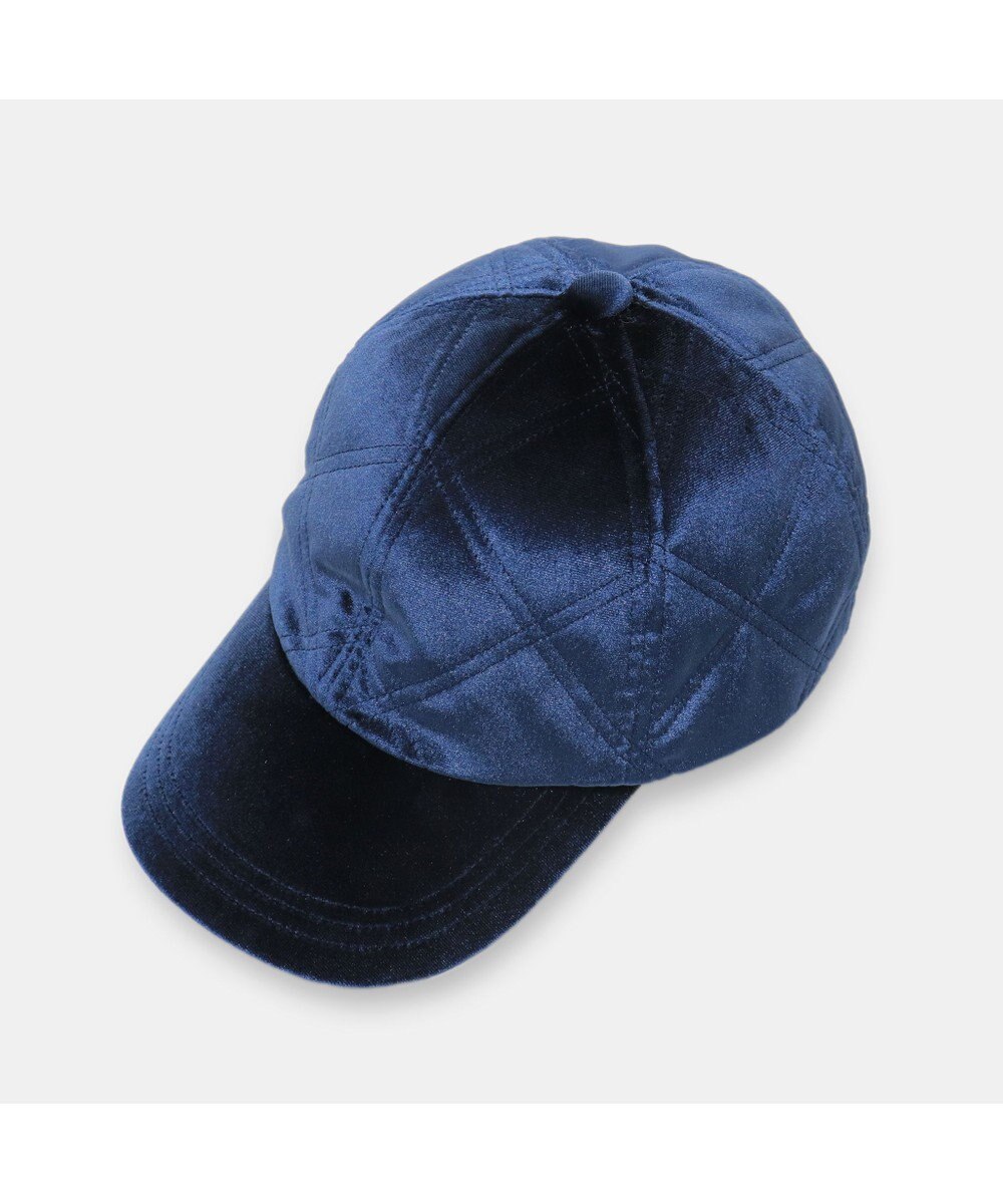 ATRENA 光電子糸ベロアキルティングキャップ 