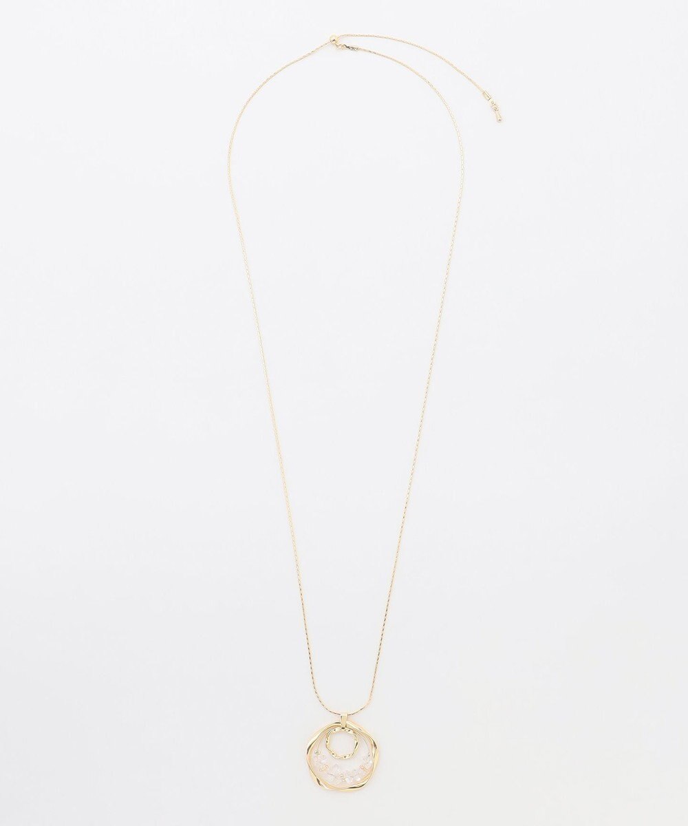 J.PRESS LADIES ３連リングネックレス 