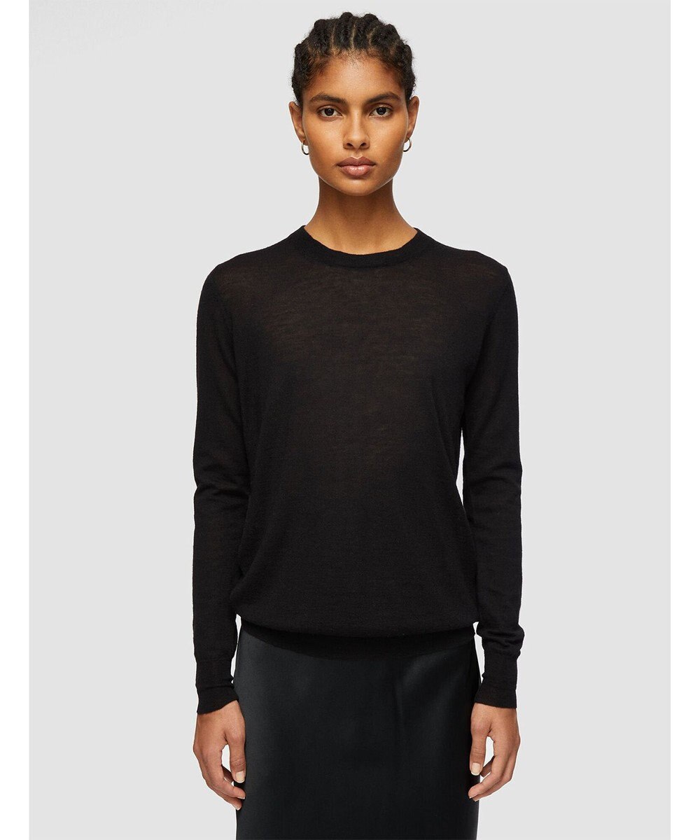 JOSEPH 【FOUNDATIONS】【洗える】キャッシュエアー　ラウンドネックニット 