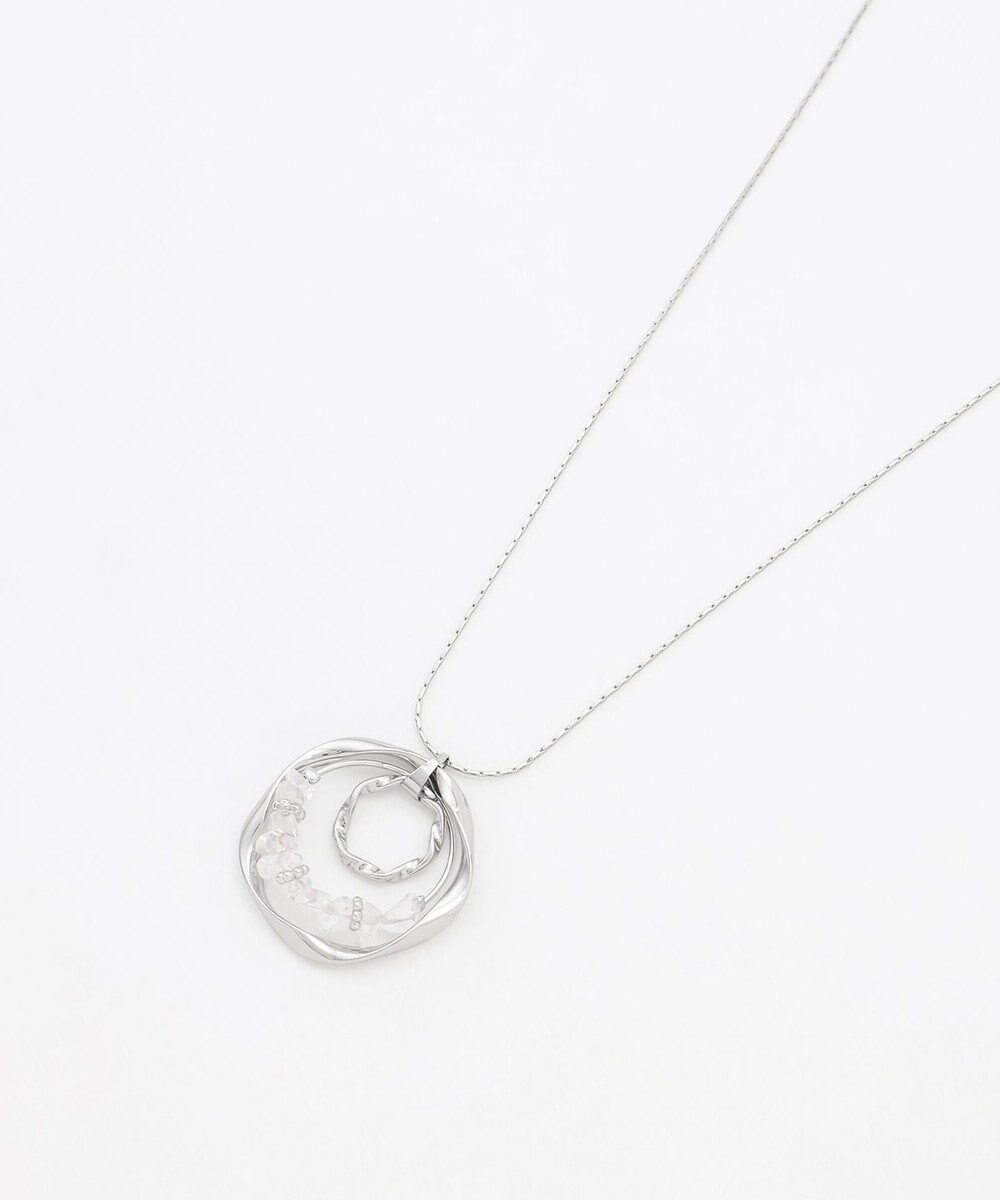 J.PRESS LADIES ３連リングネックレス 