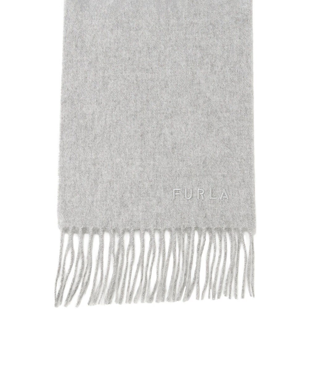 MOONBAT FURLA(フルラ）カシミヤ100％ 無地 プチマフラー 