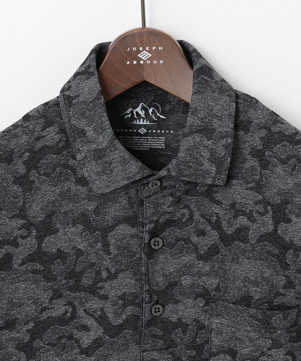 JOSEPH ABBOUD MOUNTAIN 【UNISEX】クールスキンガードカモ ポロシャツ 