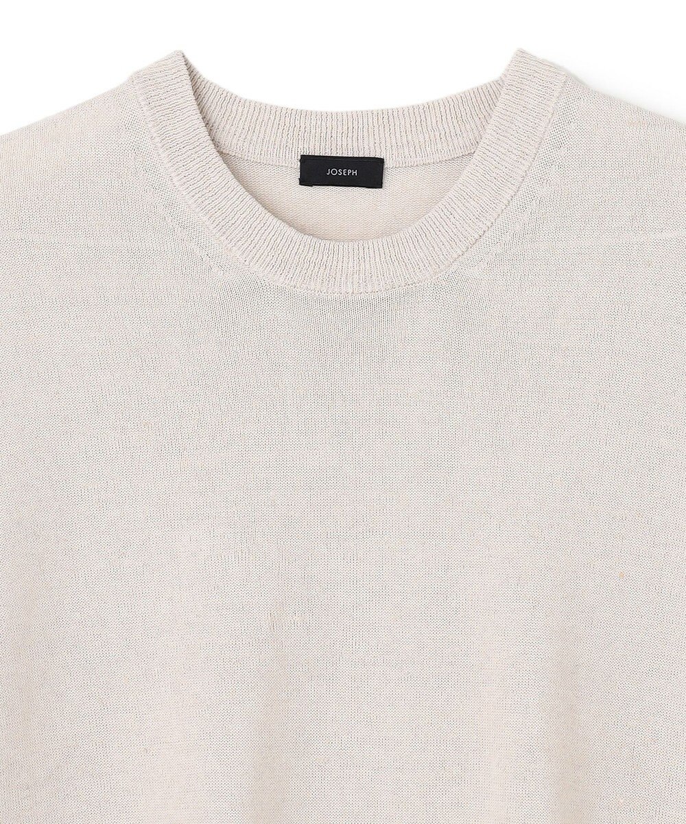 JOSEPH HOMME リネンナイロンプレーン　半袖クルーネックニット 