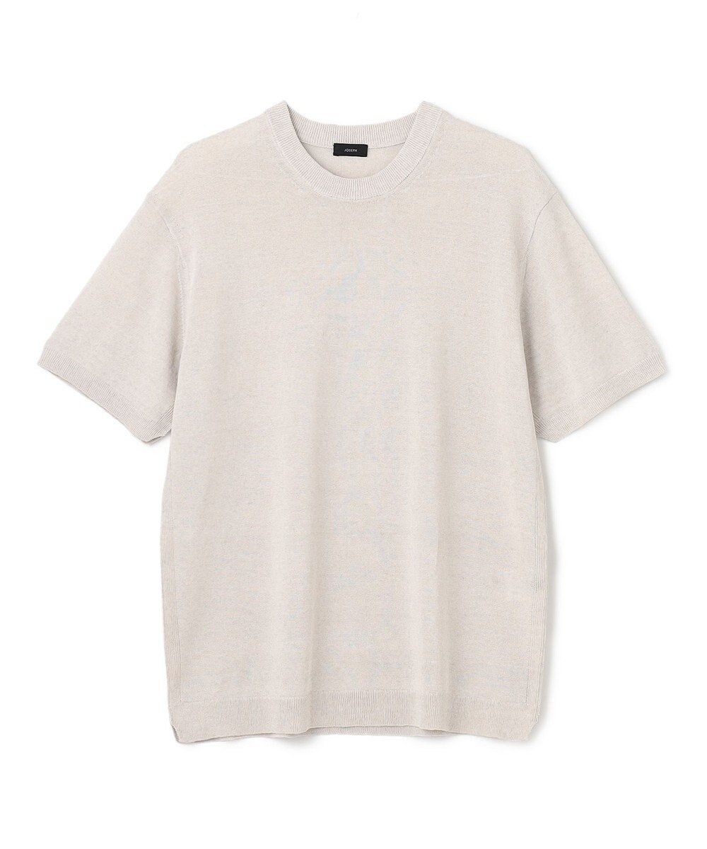 JOSEPH HOMME リネンナイロンプレーン　半袖クルーネックニット 