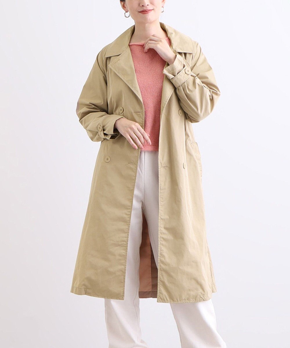 MOONBAT 【撥水】LIGNAGGIO ベルト付トレンチコート 