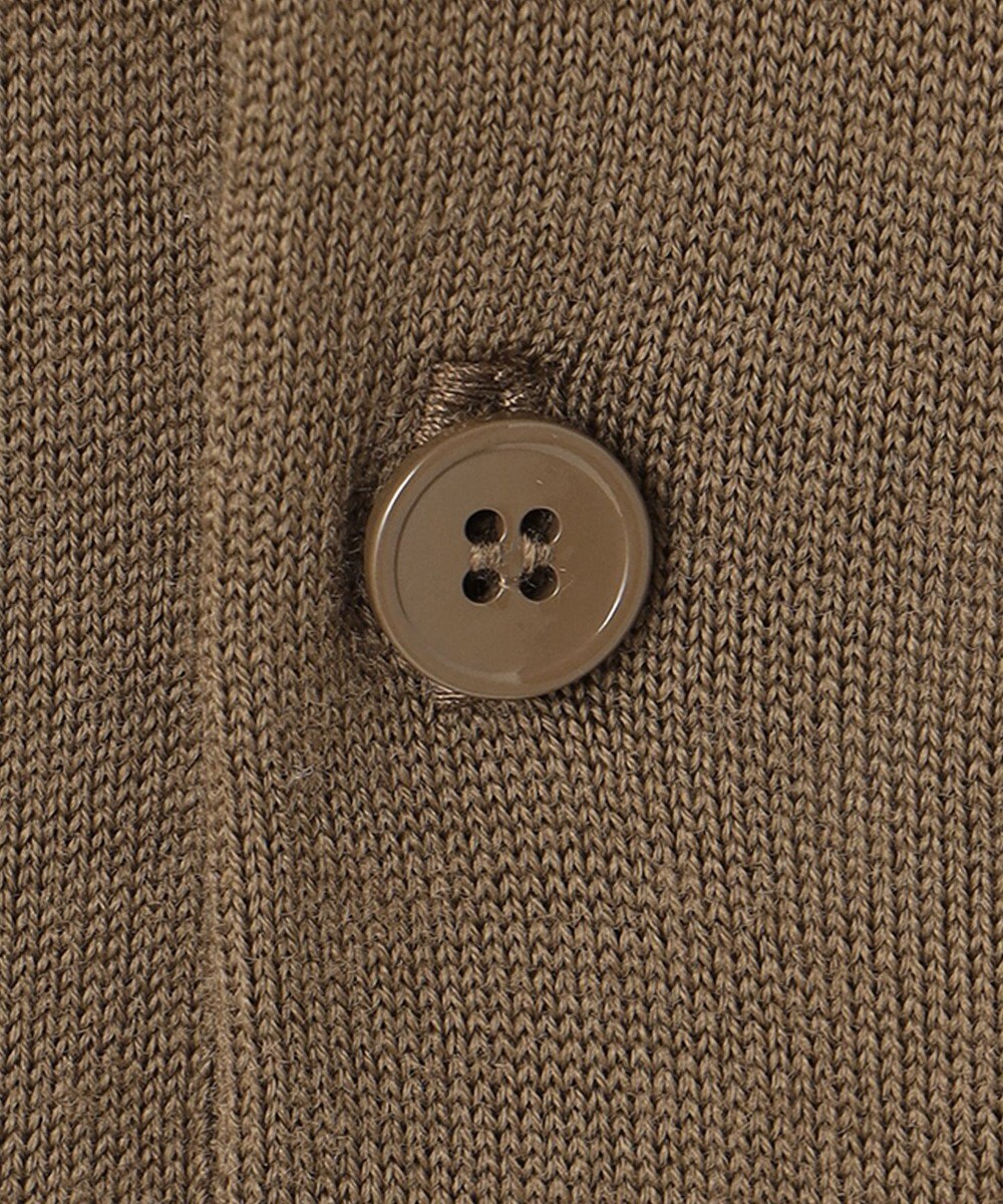 JOSEPH HOMME LIGHT MERIONS KNIT POLO LONG SLEEVE 