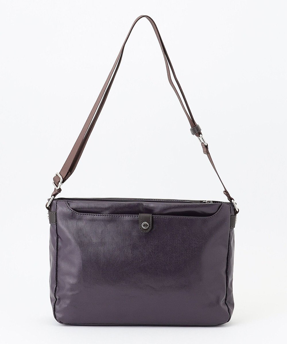 LA BAGAGERIE コーティングキャンバス ショルダーバッグ 