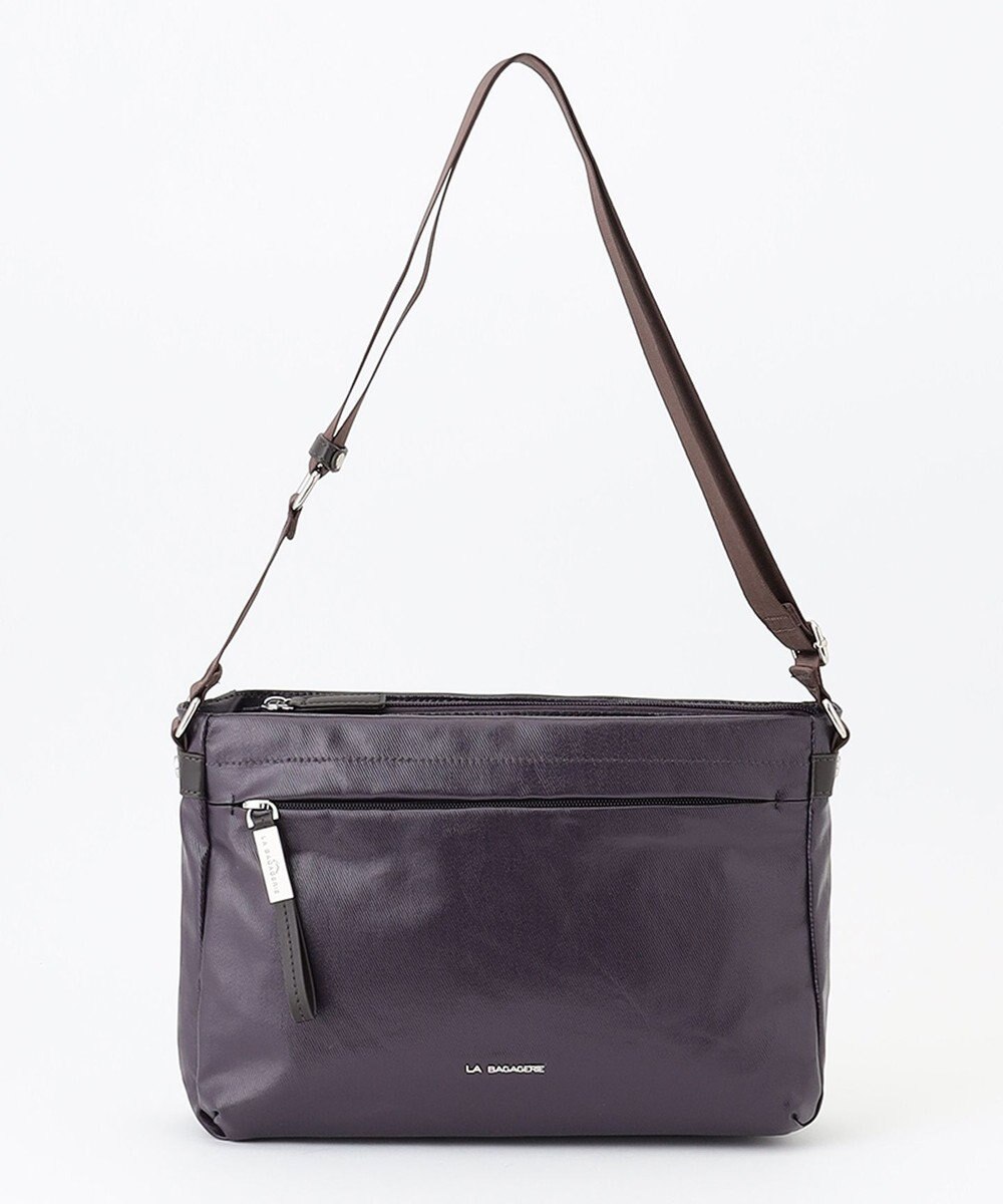 LA BAGAGERIE コーティングキャンバス ショルダーバッグ 
