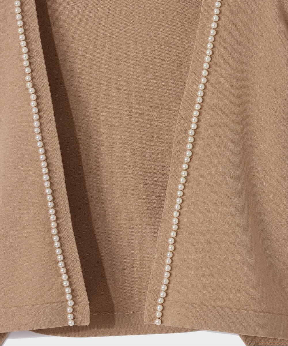 GRACE CONTINENTAL パールショートカーディガン 