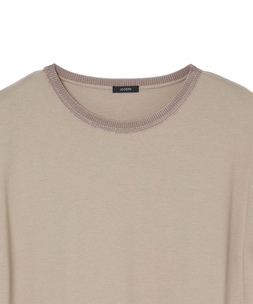 JOSEPH 【洗える】ポプリンジャージー　キャップスリーブドレス 