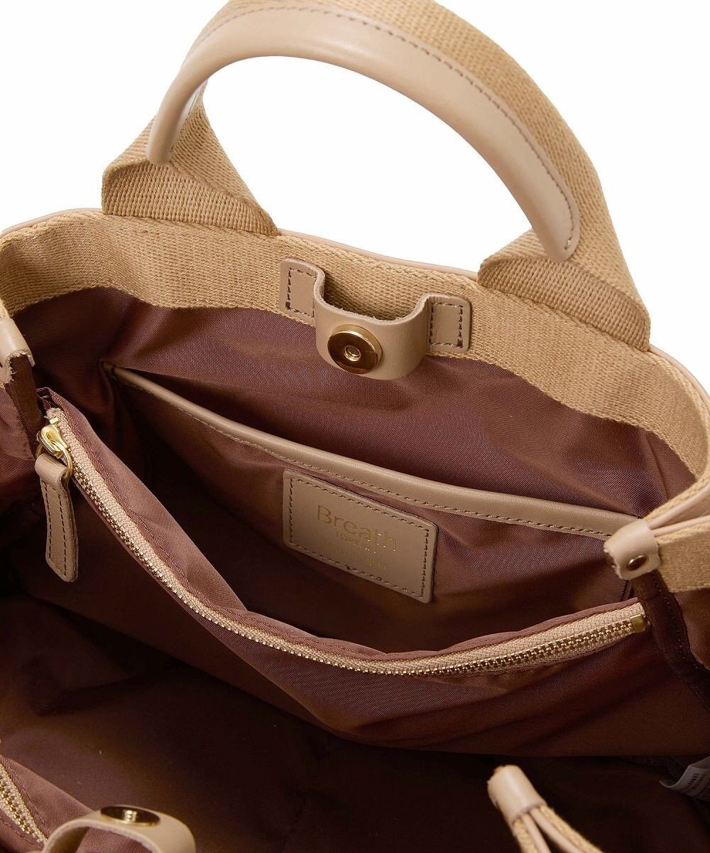 TOPKAPI 【Breath TOPKAPI】RIPPLE リプル ナイロン コンビ ベルト デザイン ミニ トートバッグ 