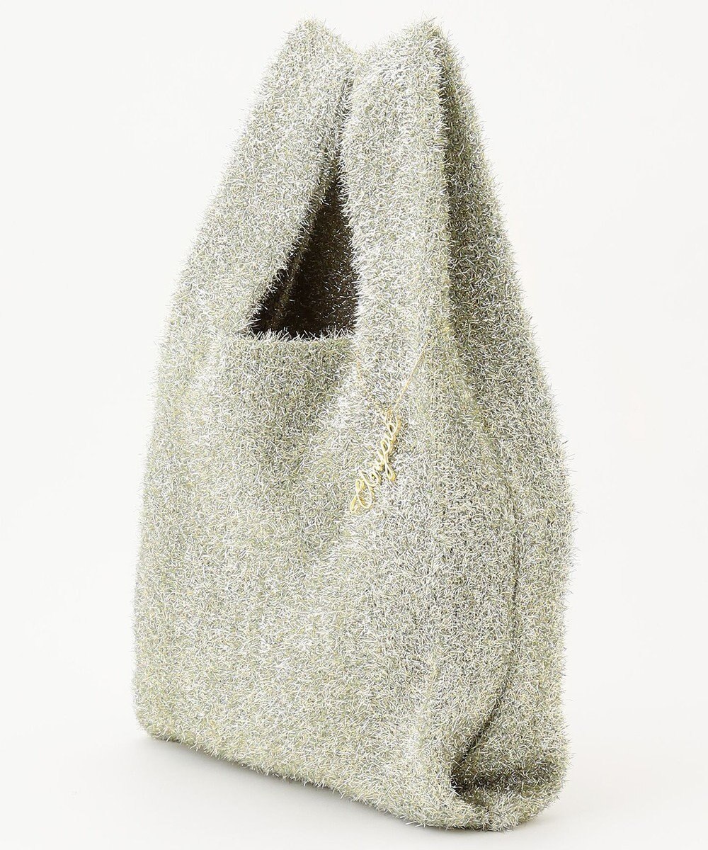 ANY SIS ラメニット バッグ 