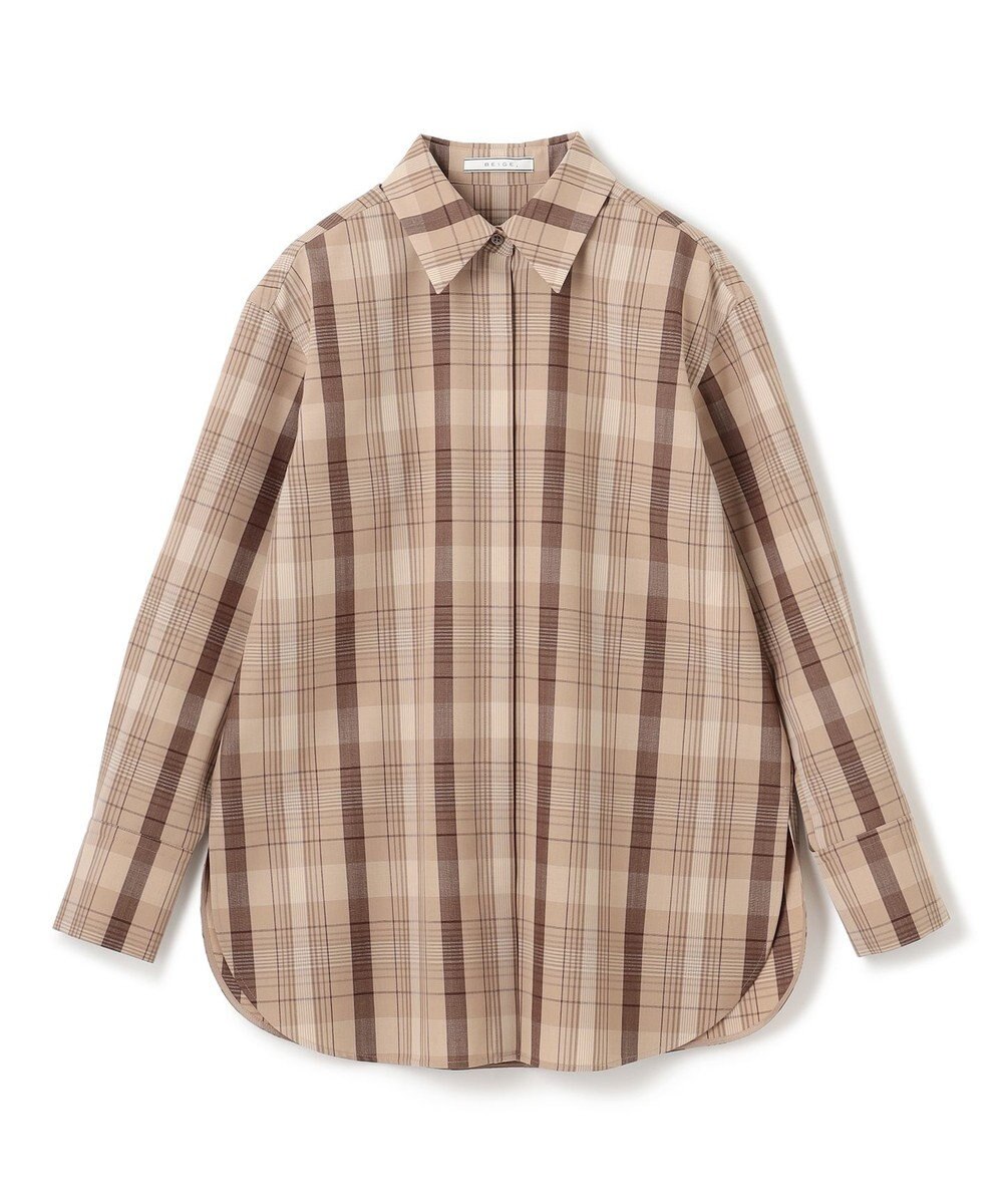 BEIGE， 【FUDGE 11月号掲載】ARUMS / チェックシャツ 