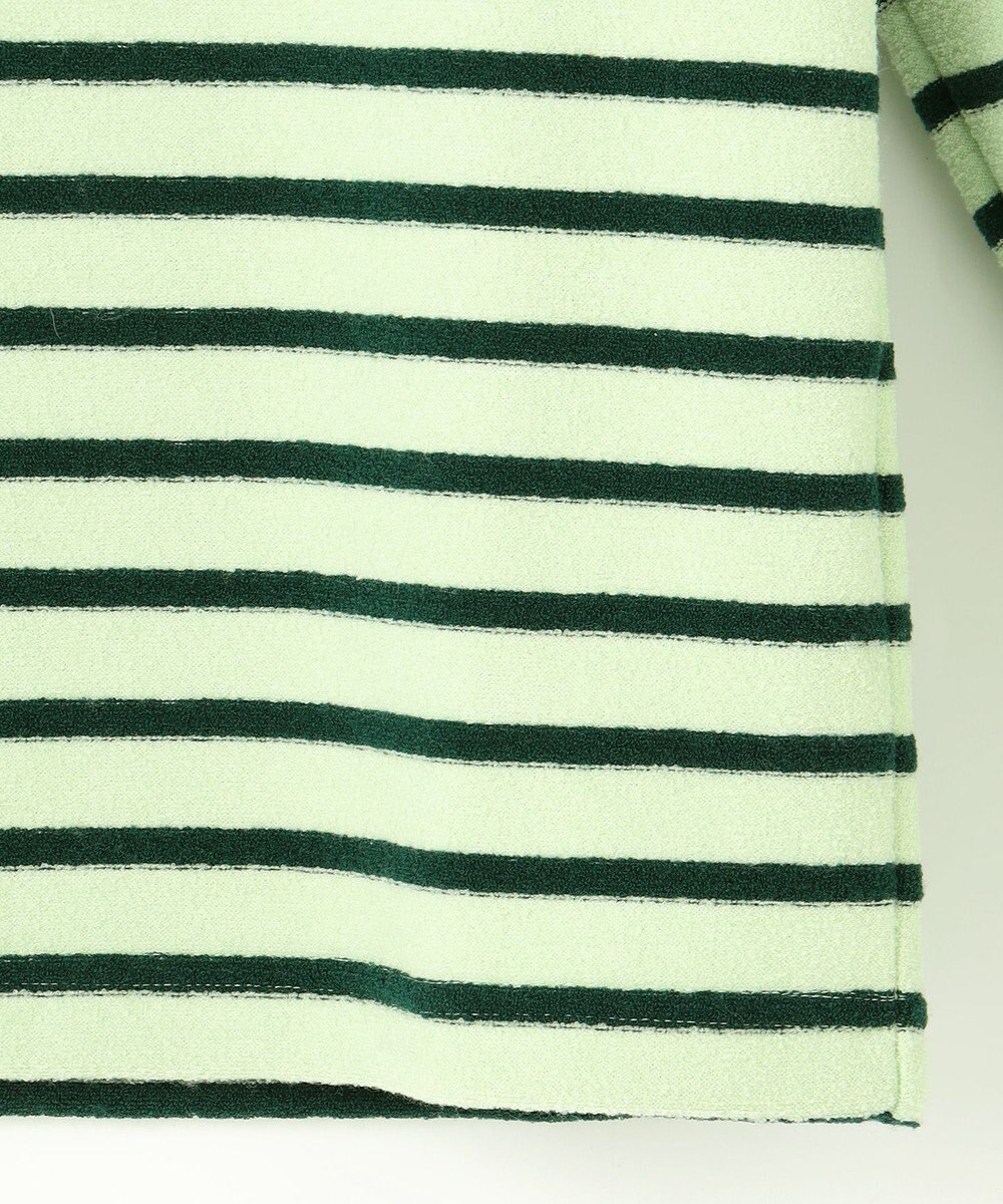 23区GOLF 【WOMEN】リングヤーン ボーダーモックネックシャツ 