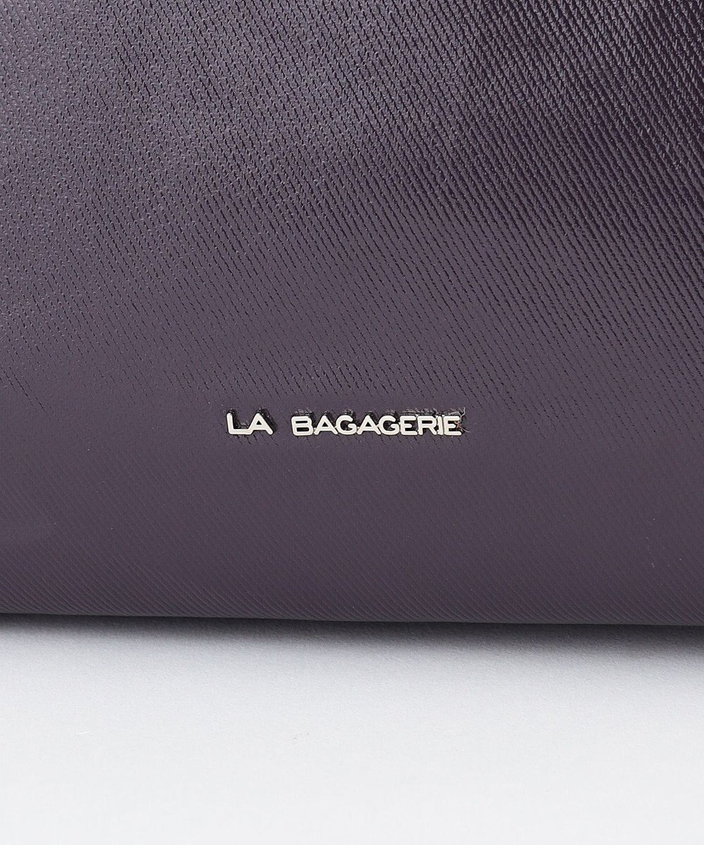 LA BAGAGERIE コーティングキャンバス ショルダーバッグ 
