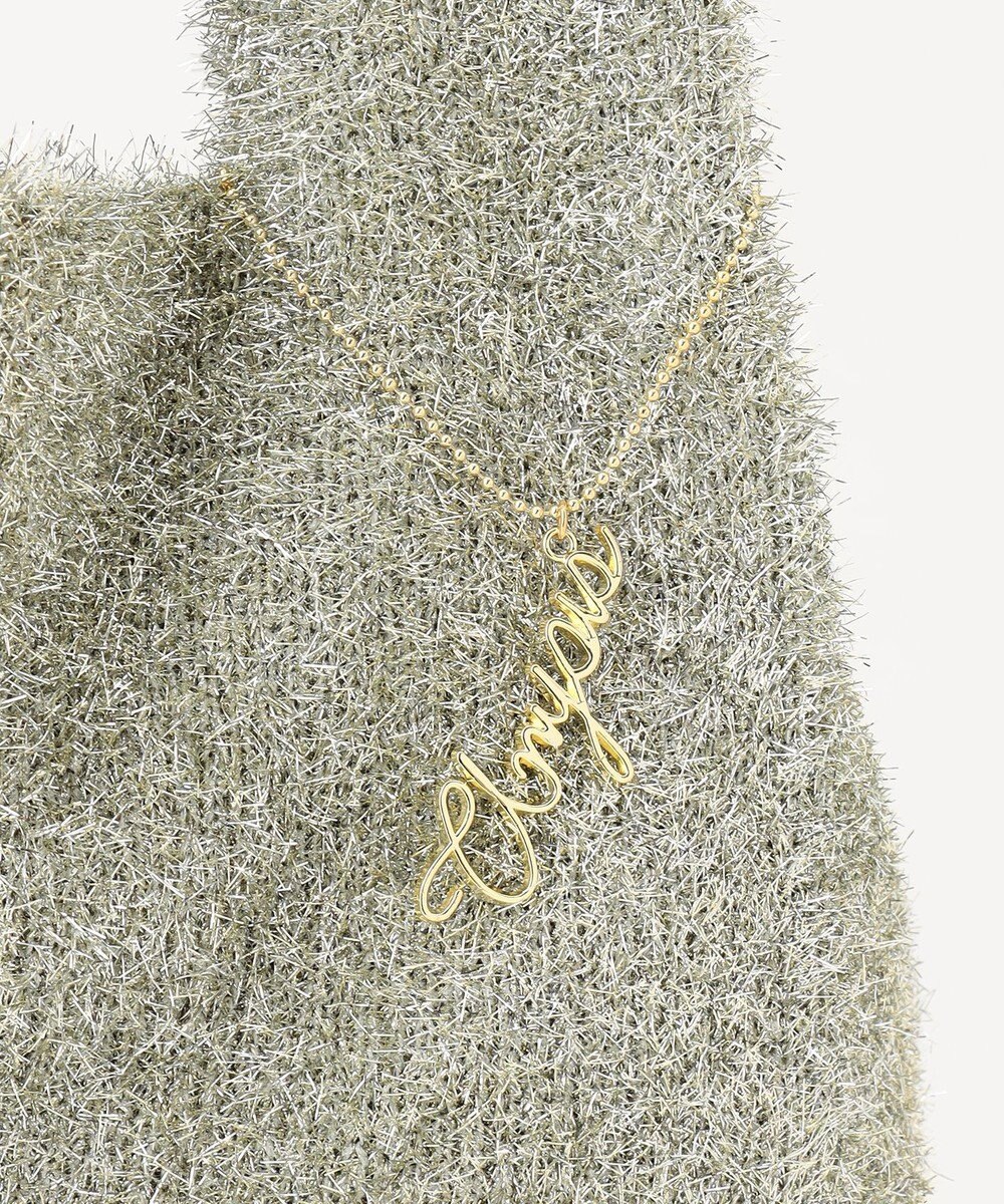 ANY SIS ラメニット バッグ 