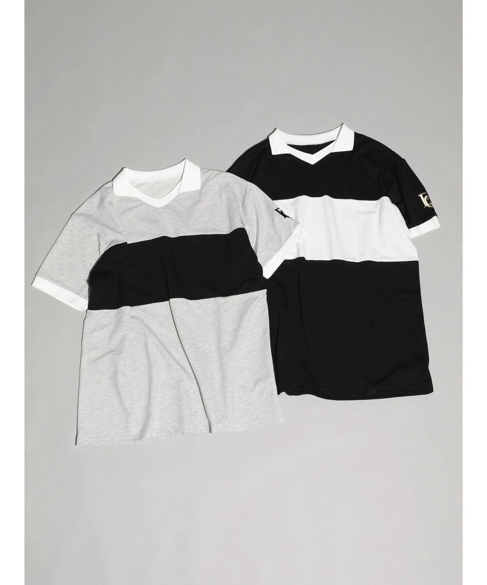 Green Parks ＥＧＯＩＳＴ　ロゴ刺しゅうラガーシャツ 