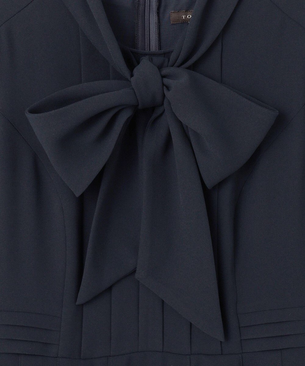 TOCCA 【WEB限定・洗える・消臭】RIBBON ROSETTE HALF ドレス 