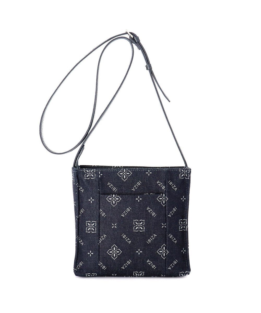 IBIZA アスール　ロゴデニム　ショルダーバッグ 
