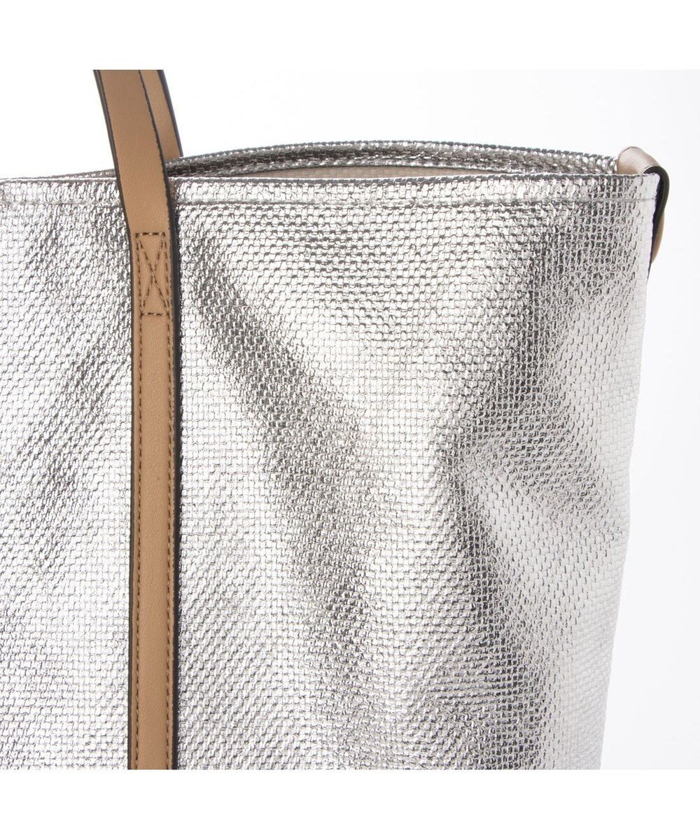UNBILLION カシュカシュ cachecache / メタリックキャンバス1枚仕立て2wayトートバッグ 