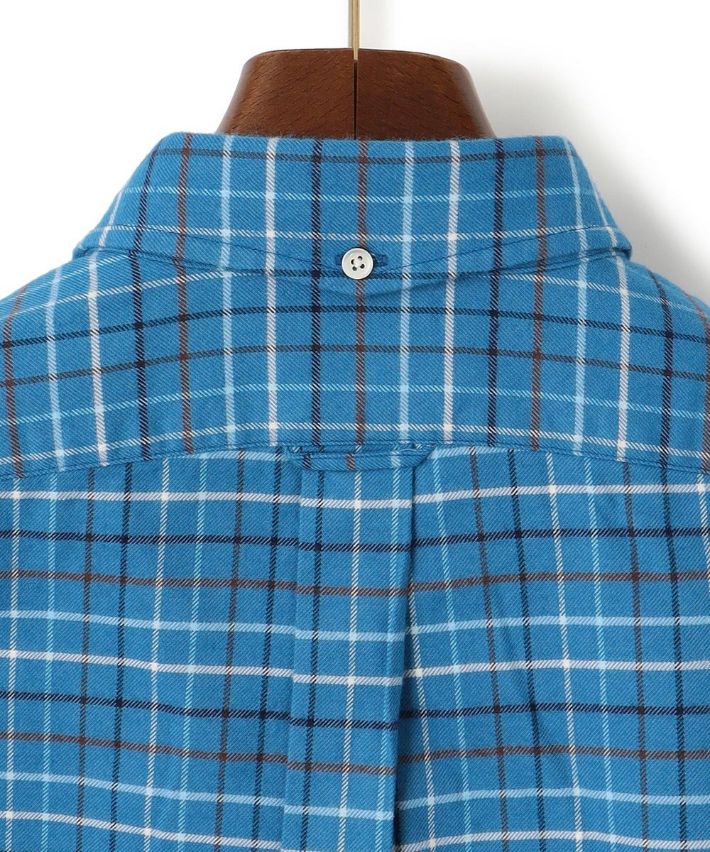 J.PRESS MEN コットンネル タッタソールシャツ/B.D 