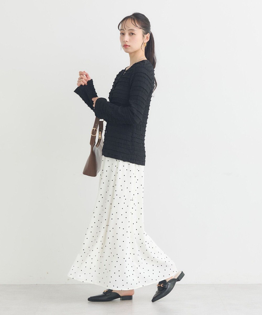 earth music&ecology 【予約】シャーリングカットカーディガン 