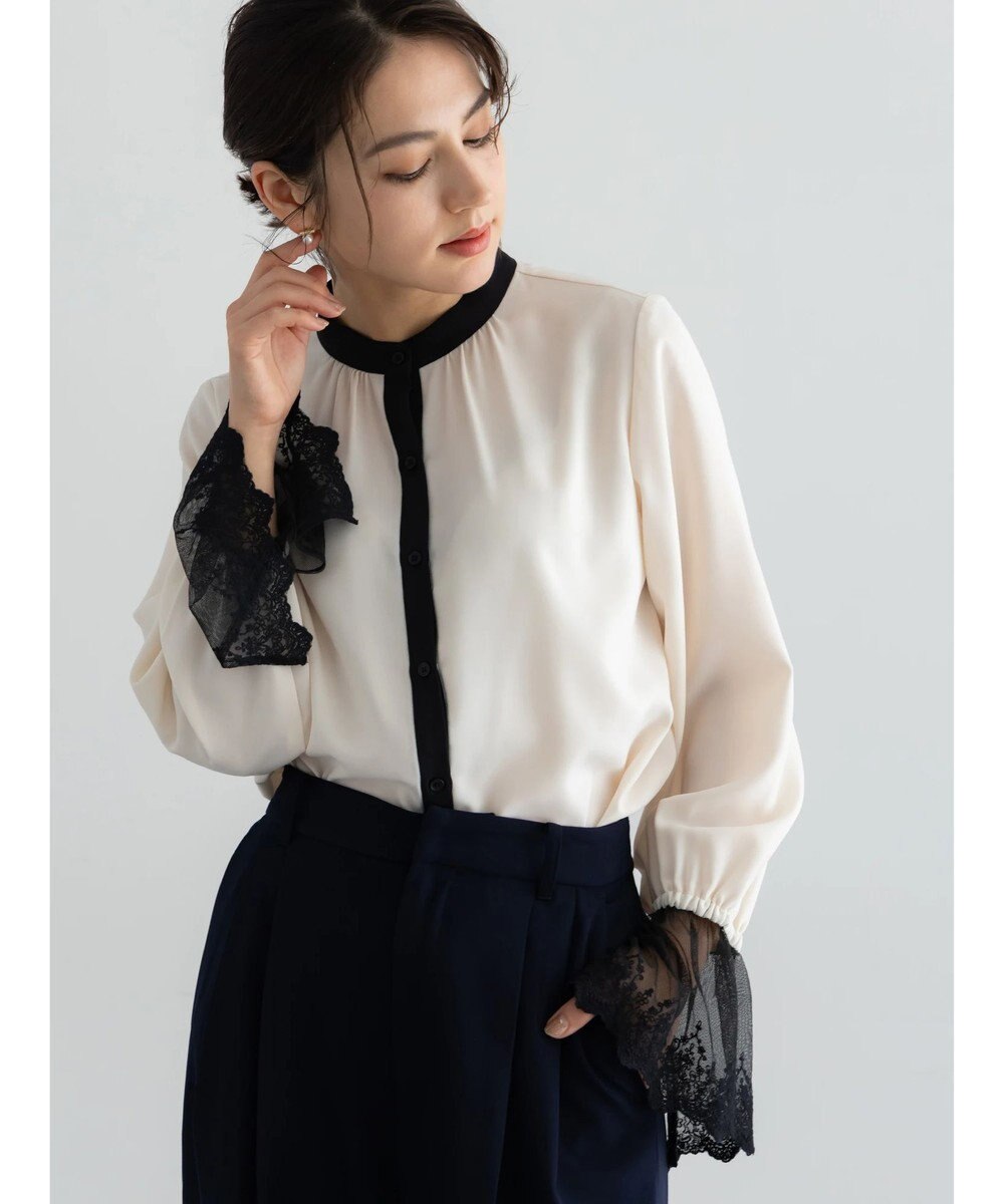 Te chichi 【セレモニーアイテム】レースカフスブラウス 