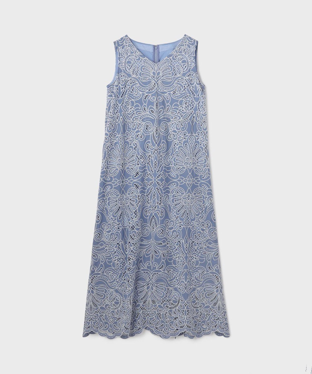 GRACE CONTINENTAL フラワーカットワークワンピース【限定カラー】 