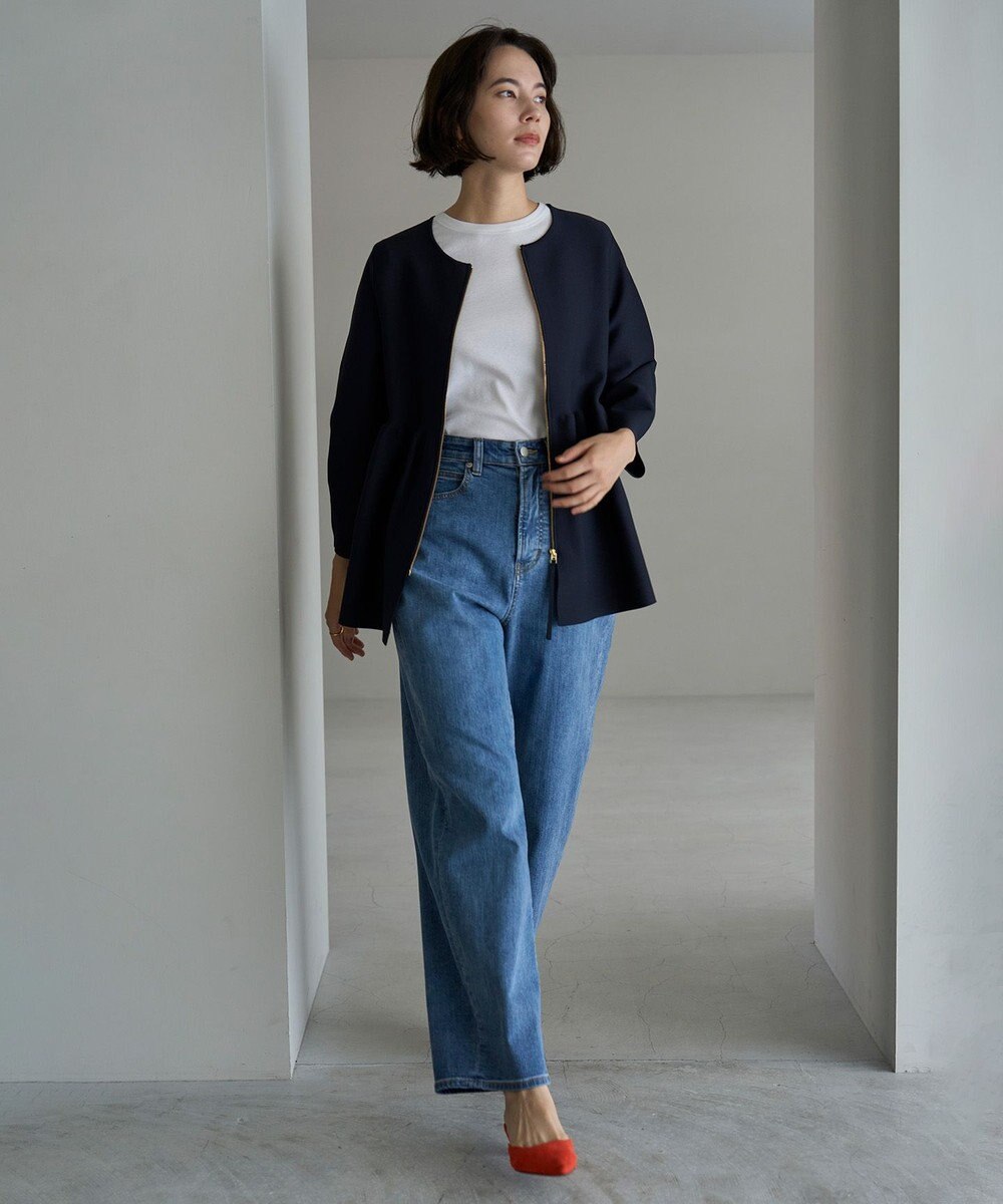 UNFILO 【VERY×UNFILOコラボ】2WAY ペプラムカーディガン 