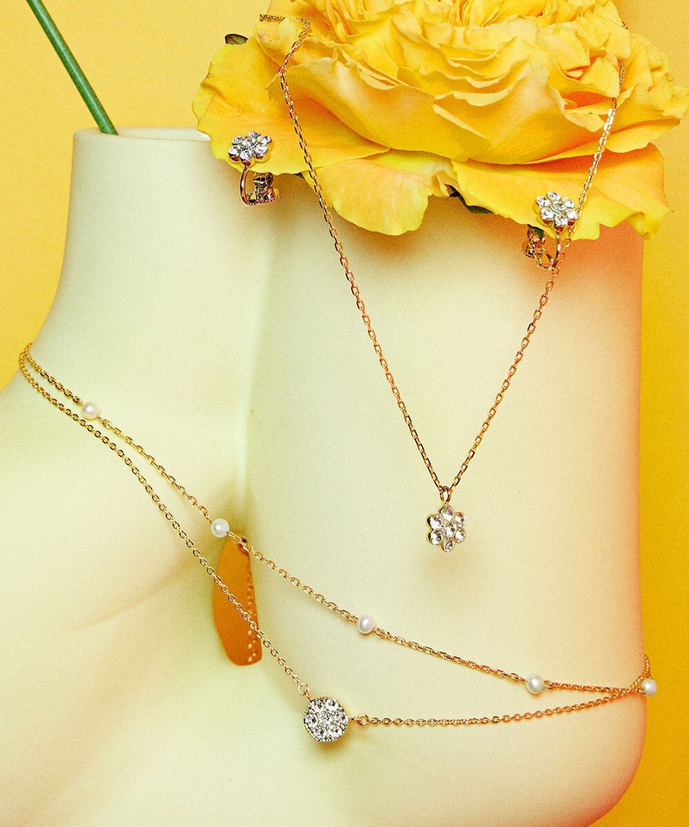 DAHLIA LAYERED NECKLACE レイヤードネックレス / TOCCA