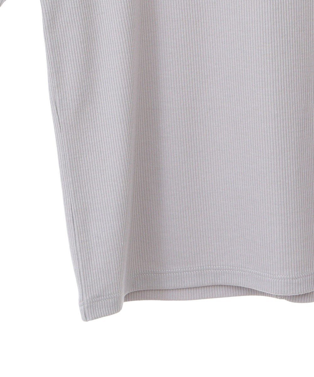 earth music&ecology リブメローショートスリーブプルオーバー 