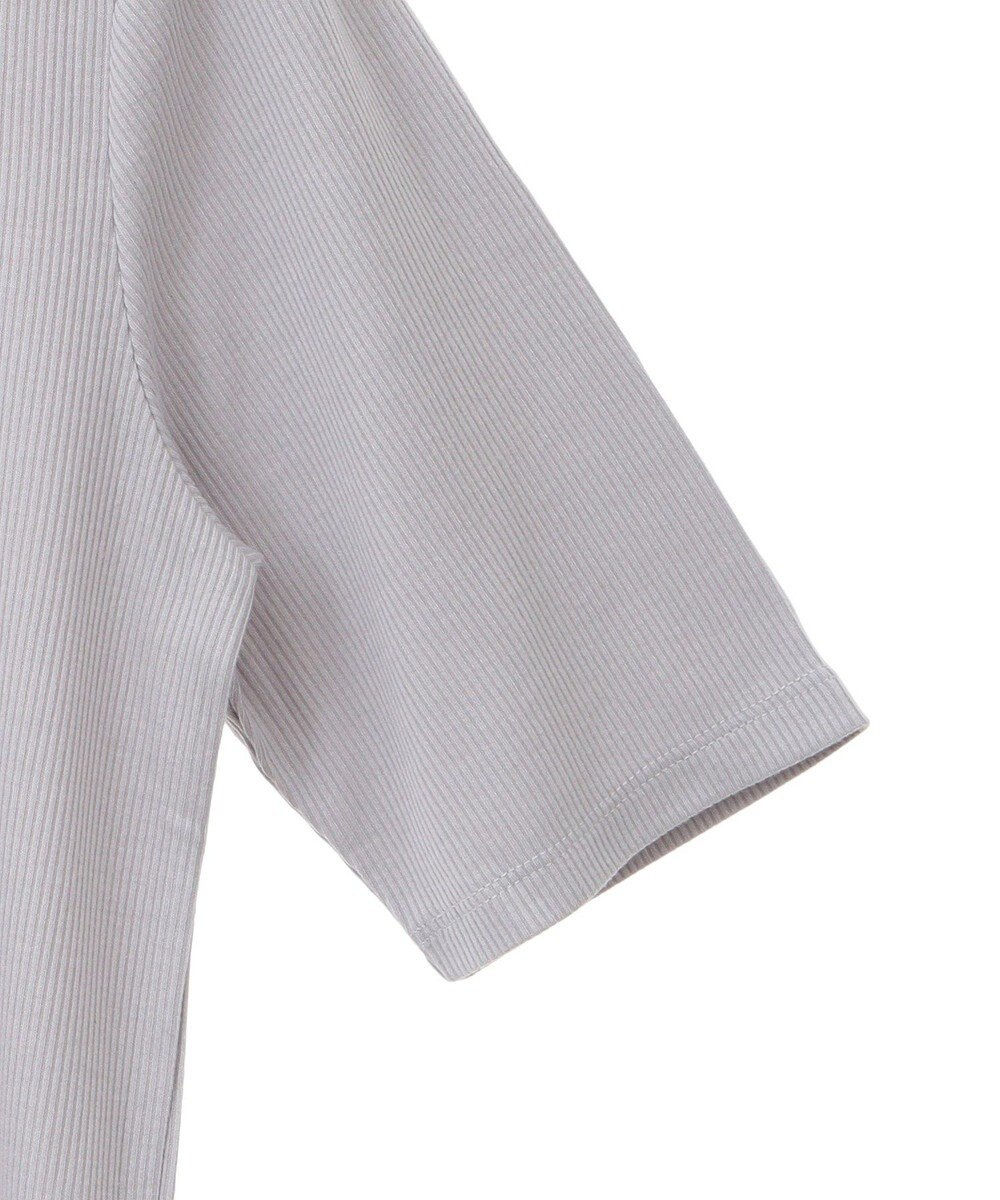 earth music&ecology リブメローショートスリーブプルオーバー 