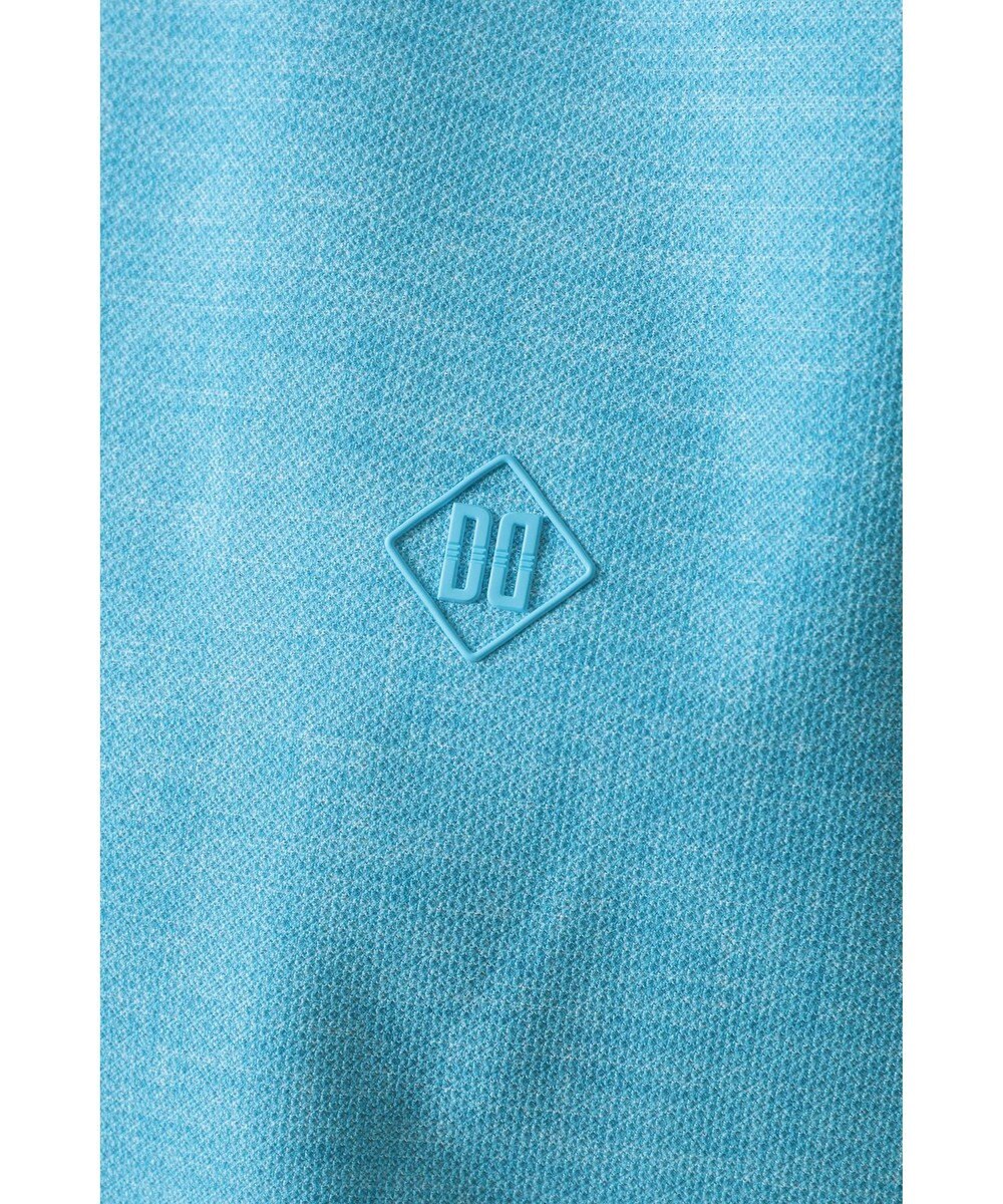 DAKS DAKS GOLF DDロゴ メッシュデニムプリント ポロシャツ 