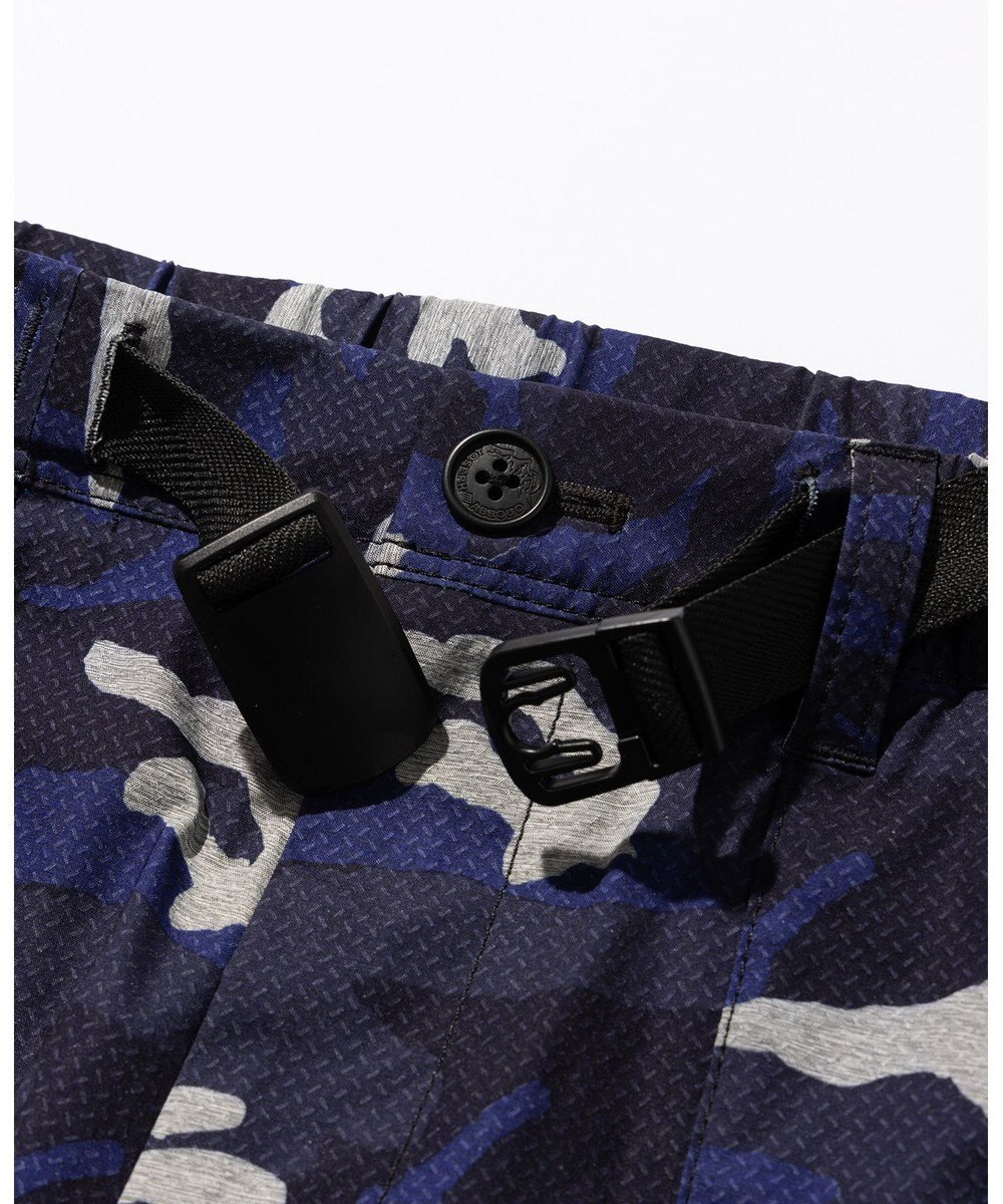 JOSEPH ABBOUD MOUNTAIN 【CREA掲載・ストレッチ/軽量/撥水】 エンボスカモフラージュ ショーツ 