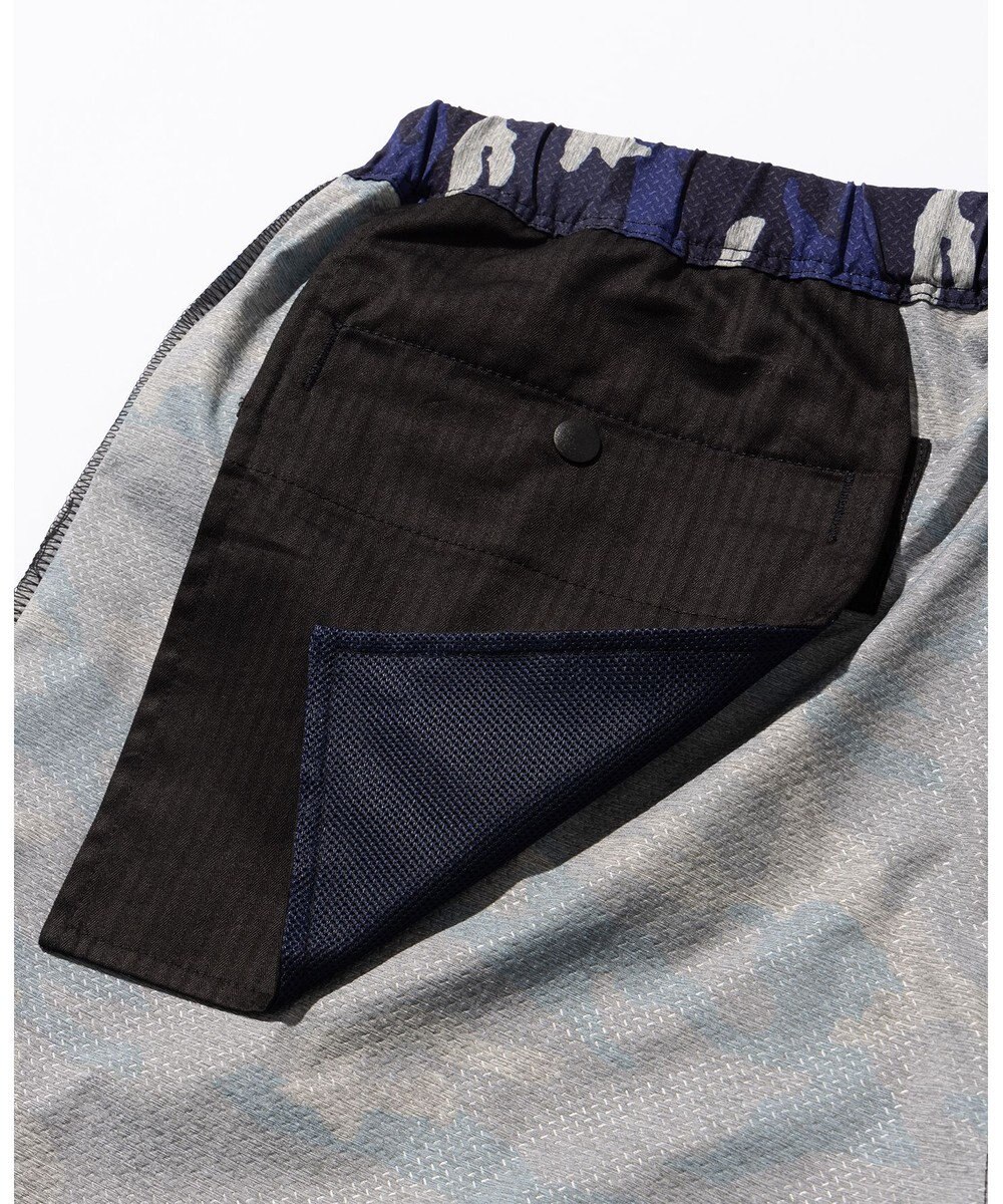 JOSEPH ABBOUD MOUNTAIN 【CREA掲載・ストレッチ/軽量/撥水】 エンボスカモフラージュ ショーツ 